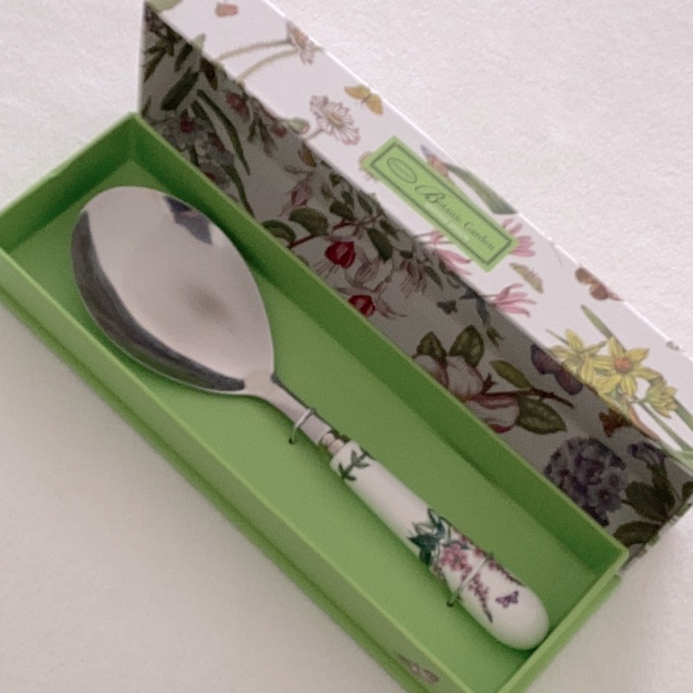 PORTMEIRION BOTANIC GARDEN SERVING SPOON
